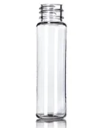 PET clear bottle slim cylinder 20/410 neck finish
