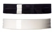 53-400 smooth jar lid w/pressure sensitive liner - black-white-PS